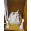 Image 1 : MILK GLASS VASES
