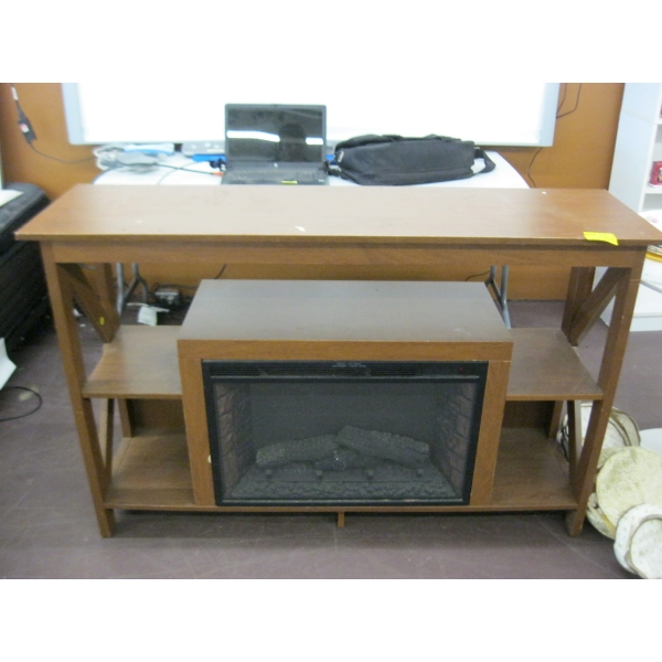 ELECTRIC FIREPLACE TV STAND/SHELF UNIT