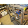 Image 4 : LG. WELDING TABLE - NOT THE VISE - ON CASTORS, 2 TIER W/DRAWER