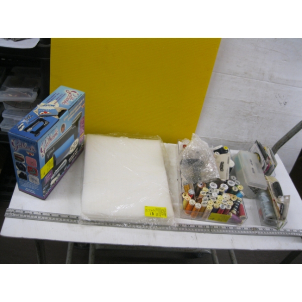 ASST. THREAD, NEEDLES, ETC.