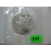Image 1 : 1989 1 OZ. .999 SILVER COIN (TAX EXEMPT)