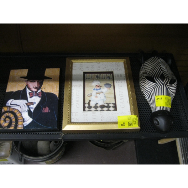3 DECORATIVE WALL HANGINGS