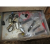 Image 6 : 6 DRAWER PARTS BIN W/CONTENTS & SM. WOODEN PARTS HOLDER W/CONTENTS