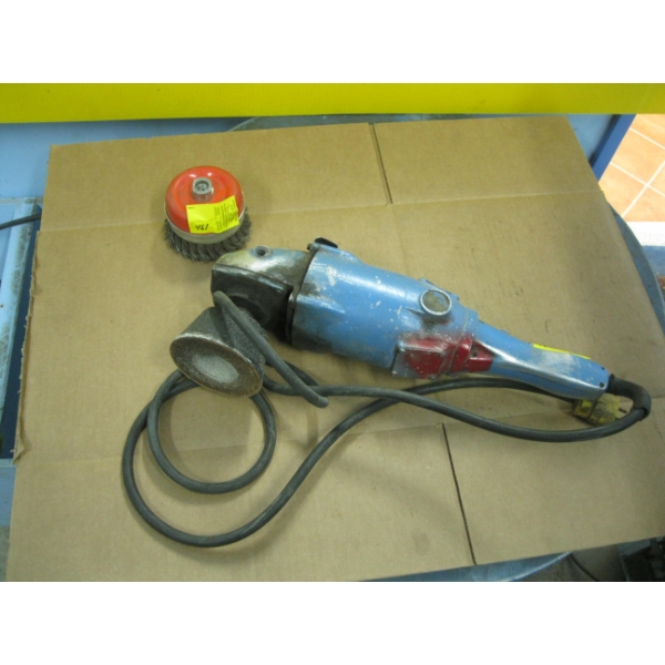 LG. WOLF GRINDER W/STONE & WIRE BRUSH HEADS