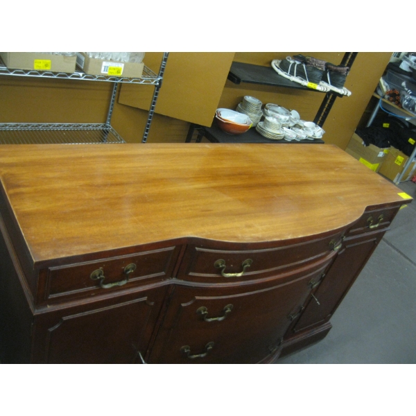 MATCHING MAHOGANY ANTIQUE SIDEBOARD
