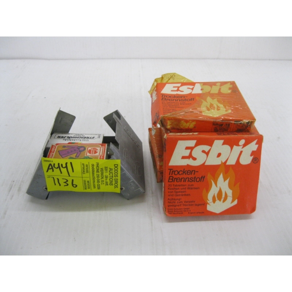 WARMING HEAT STICKS, MATCHES, ETC.