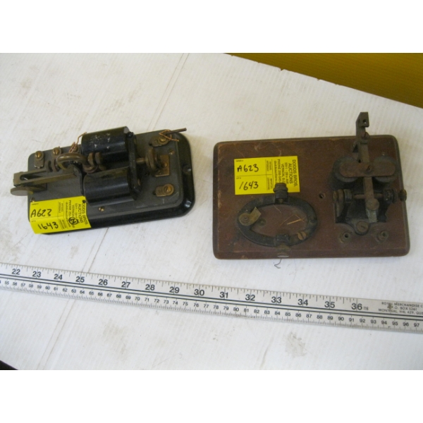 2 TELEGRAPH RELAYS