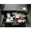 Image 2 : ROLLING METAL CART W/MISC. CONTENTS IN DRAWER