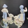 Image 7 : PAIR OF 8.5" BOY & GIRL W/GEESE, SIGNED BN
