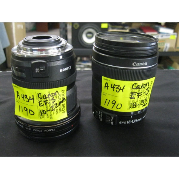 2 CANON CAMERA LENSES