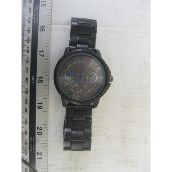 LG. BLACK WRISTWATCH