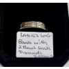 Image 1 : LADIES 10KT BAND W/2 ROWS SMALL DIAMONDS - 2G - SZ 7 