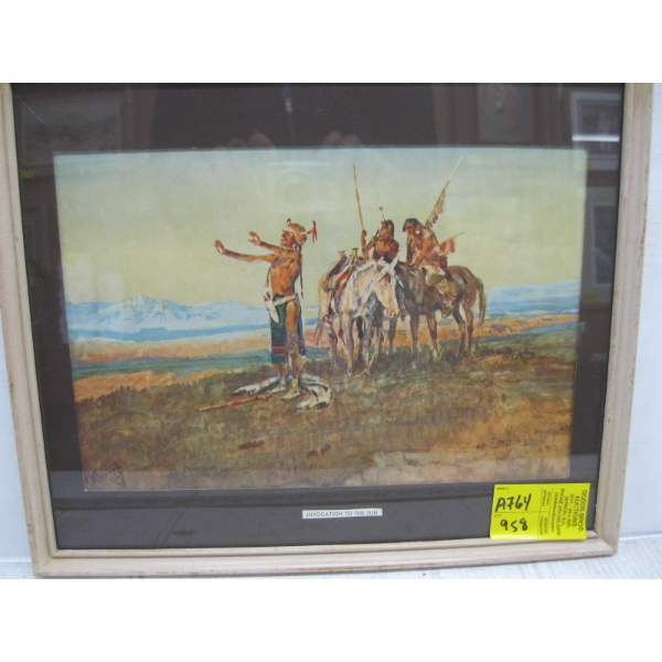 RUSSELL PRINT "INVOCATION TO THE SUN"