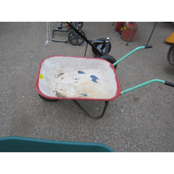 SM. METAL WHEELBARROW