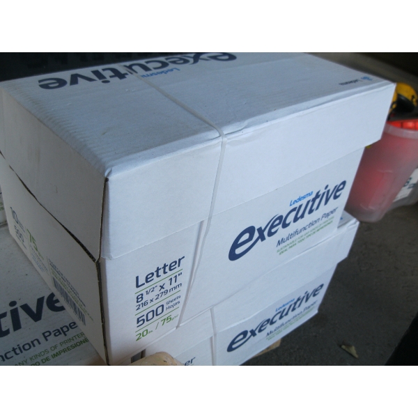 BOX OF NEW WHITE PAPER - 8 1/2 X 11