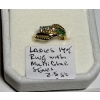 Image 1 : LADIES 14KT RING W/MULTI COLOR STONES, 2.5G, SZ 4 3/4