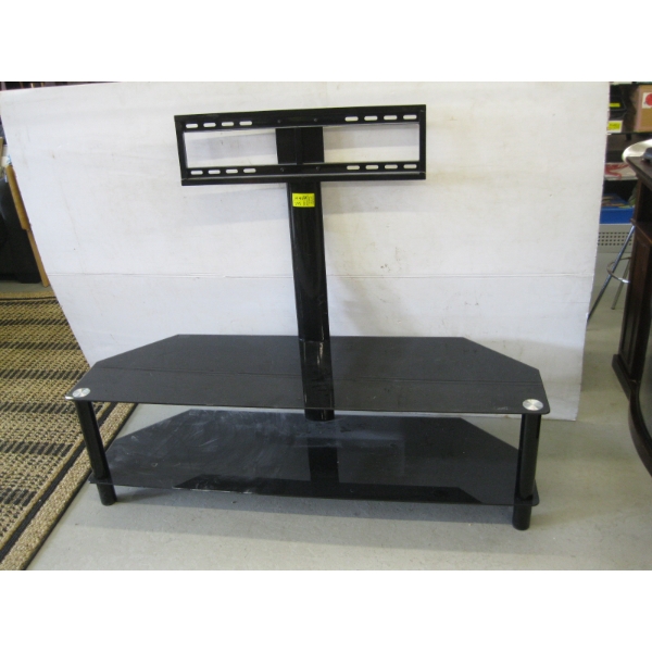 TV STAND W/GLASS TOP