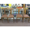 Image 1 : 4 OAK CHAIRS