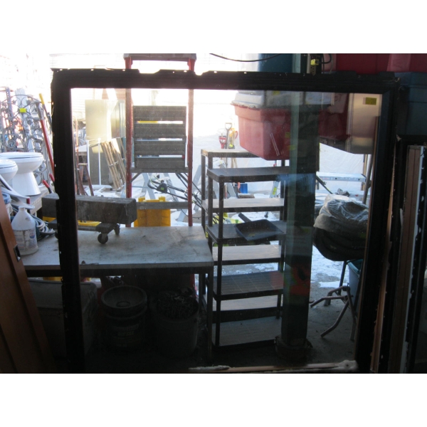 METAL EXTERIOR WOOD INTERIOR 71"X71" WINDOW