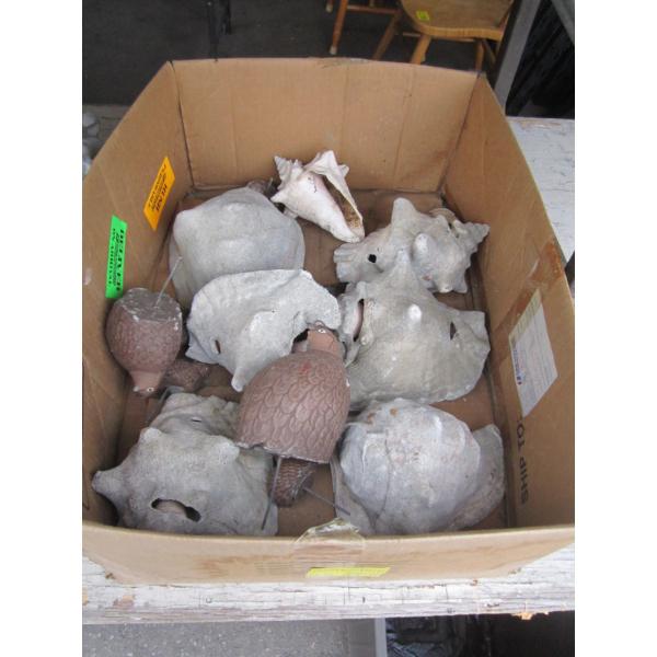 ASST. SHELL & GARDEN ORNAMENTS