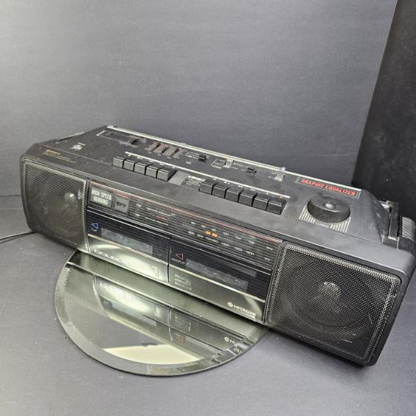 HITACHI TRK-W330HC VINTAGE BOOMBOX STEREO W/EQUALIZER