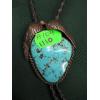 Image 2 : SILVER & TURQUOISE BOLO TIE, SIGNED COOPER WILSON