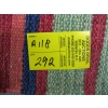 Image 4 : BLUE THROW BLANKET & SM. COLORFUL RUG