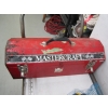Image 5 : FLAT OF MISC. CLIPS, TOOLS, RED TOOLBOX W/HOLE BIT SAWS