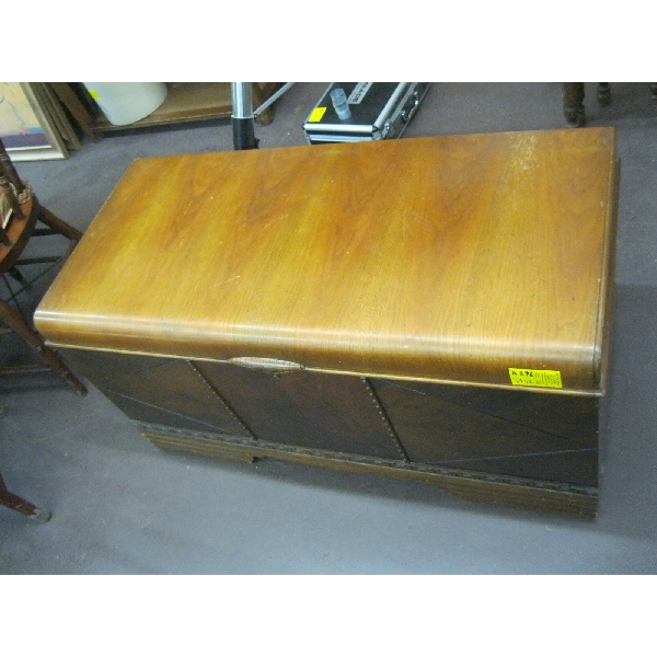 WATERFALL STYLE CEDAR CHEST