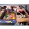 Image 1 : 2 BOXES OF MISC. CUPS, GLASSES, CANDLE HOLDERS, ASST. COLLECTABLES