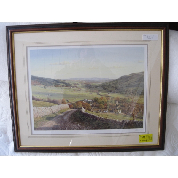 FRAMED COUNTRY SCENE PRINT