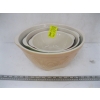 Image 1 : 3 PIECE SET OF MIXING BOWLS