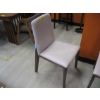 Image 2 : LIGHT COLORED WOOD FRAMED UPHOLSTERED DINING CHAIR