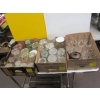 Image 1 : 3 BOXES OF MISC. CANNISTERS, GLASS MUGS, ETC.