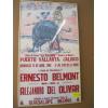 Image 1 : FRAMED ORIGINAL POSTER 1988 BULL FIGHTING ADVERTISEMENT
