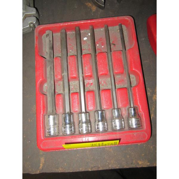 SET OF SNAP ON LONG SHAFT SAE HEX KEY SET