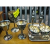 Image 2 : SILVER GOBLETS, CREAM & SUGAR, ETC.