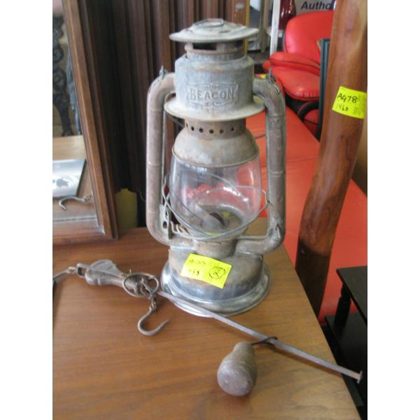BEACON BARN LANTERN & VINTAGE BEAM SCALE