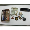 Image 1 : MISC. TOKENS, COINS, BILLS, PEN SET, POCKETWATCH, ETC.