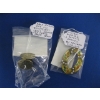 Image 1 : ANTIQUE BROACH, ENAMEL ART NOUVEAUX STERLING & FAUX HUDSON BAY CUFFLINKS