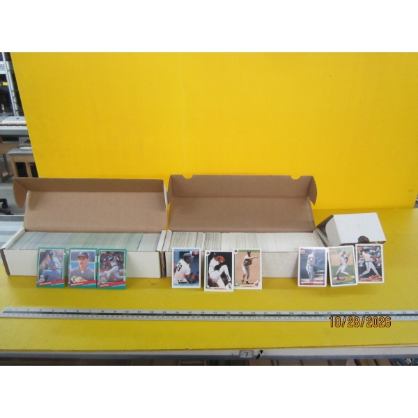 3 BOXES CARDS - BASEBALL, STAR TREK, FOOTBALL