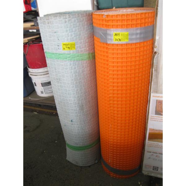 1 ROLL OF ORANGE & 1 ROLL OF GREEN KURDI MAT