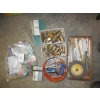 Image 7 : BIN OF MISC. - CARBON BRUSHES, GRINDSTONE, WELDING ACCESS. ETC.