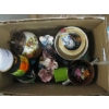 Image 2 : 2 BOXES OF MISC. WATER FILTER, VASES, FIGURINES, BOWLS, ETC.
