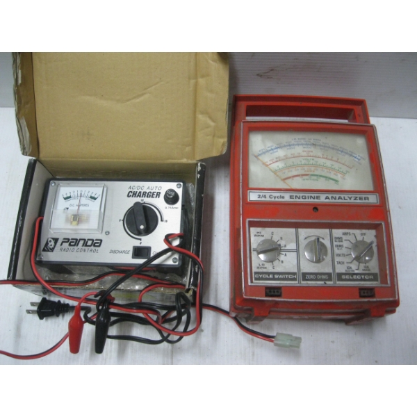 ACDC AUTO QUICK CHARGER & AN ENGINE ANALYZER