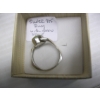 Image 4 : .925 SILVER RING W/GREEN STONE, SZ 9 1/2