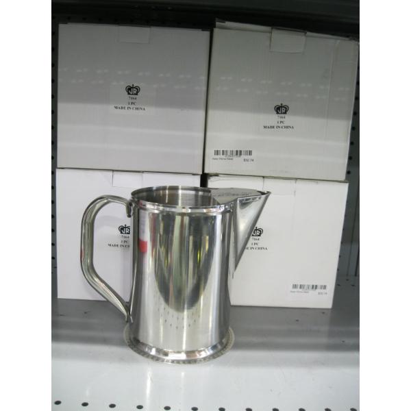 4 STAINLESS STEEL WATER PITCHERS