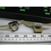 Image 2 : 2 BEADED VERTEBRAE SCARF SLIDES