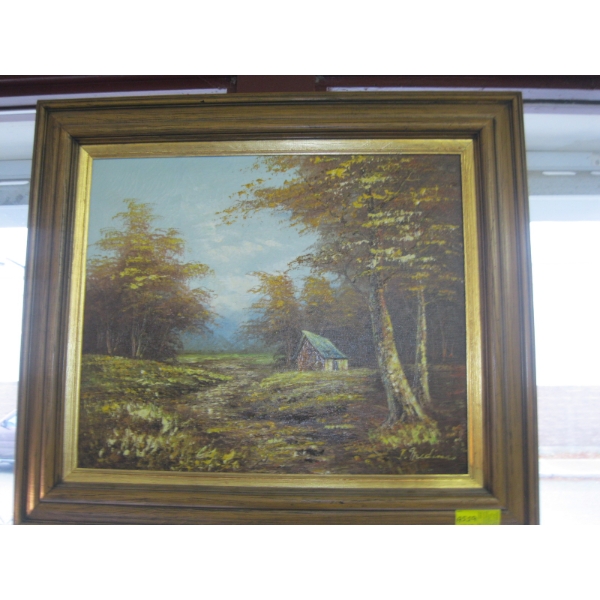 FRAMED ORIGINAL OIL PAINTING, SIGNED