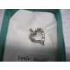 Image 3 : 10KT HEART PENDANT W/SM. DIAMONDS